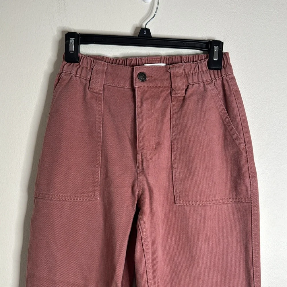 PacSun Women’s Sienna Dust Cargo Elastic Hem and Waistband Denim Pants Size XS